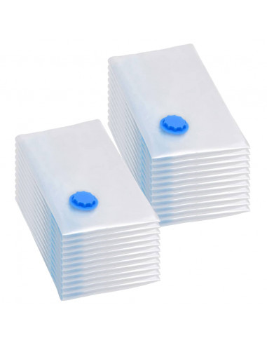 Sacchetti da Viaggio Sottovuoto per Vestiti 80x60 cm 20 pz