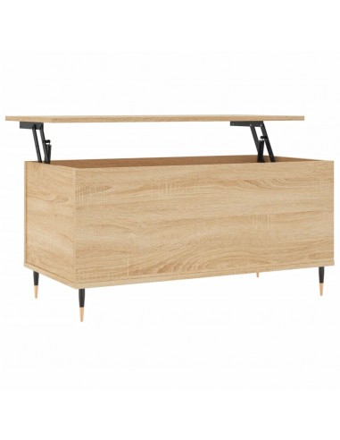 Tavolino Salotto Rovere Sonoma 90x44,5x45 cm Legno Multistrato
