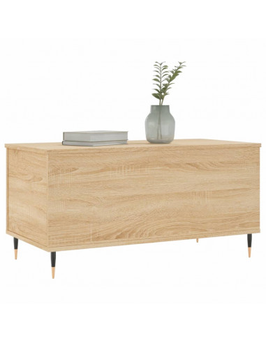 Tavolino Salotto Rovere Sonoma 90x44,5x45 cm Legno Multistrato