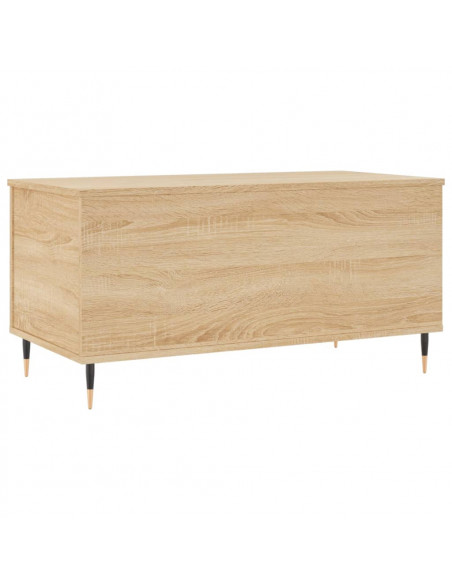 Tavolino Salotto Rovere Sonoma 90x44,5x45 cm Legno Multistrato