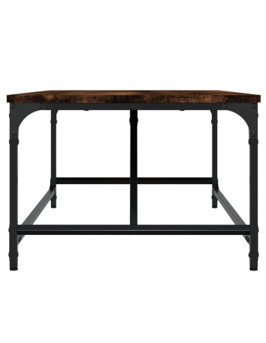 Tavolino da Salotto Rovere Fumo 100x50x35 cm Legno Multistrato