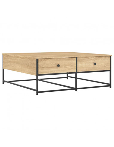 Tavolino da Salotto Rovere Sonoma 100x99x40cm Legno Multistrato