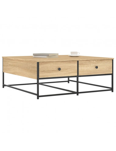 Tavolino da Salotto Rovere Sonoma 100x99x40cm Legno Multistrato