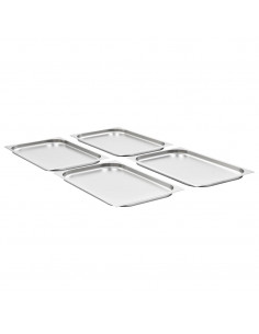 Contenitori Gastronorm 4 pz GN 1/1 20 mm in Acciaio Inox 2