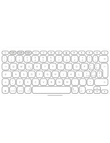Logitech Keys-To-Go 2 tastiera Universale Bluetooth QWERTY Italiano Bianco