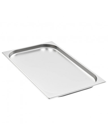 Contenitori Gastronorm 4 pz GN 1/1 20 mm in Acciaio Inox
