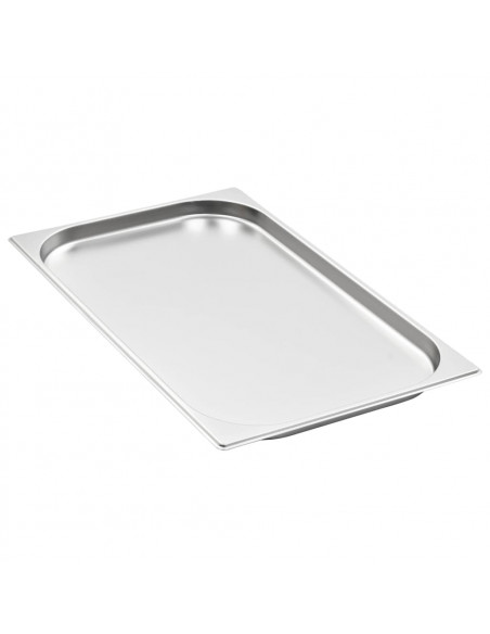 Contenitori Gastronorm 4 pz GN 1/1 20 mm in Acciaio Inox