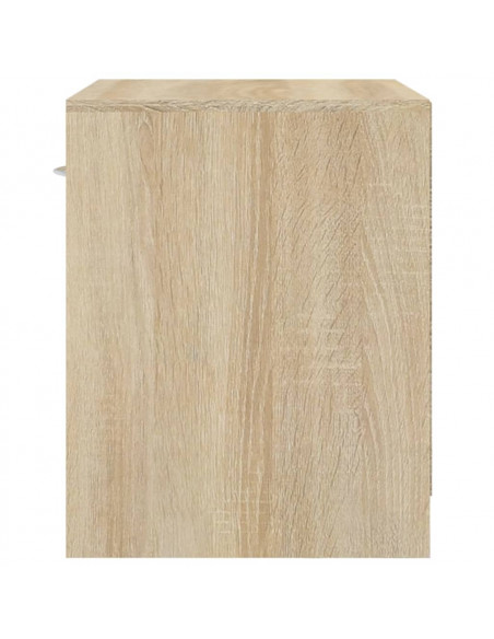 Comodini 2 pz con Cassetto Colore Rovere