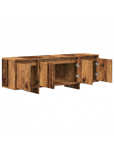 Mobile Porta TV Legno Antico 120x30x40,5 cm Legno Multistrato