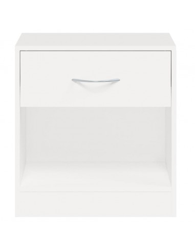 Comodini 2 pz con Cassetto Bianchi