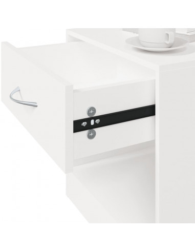 Comodini 2 pz con Cassetto Bianchi