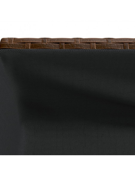 Fioriere Giardino con Ripiani 2pz Marroni 90x40x75cm Polyrattan