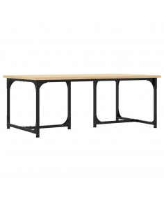 Tavolino da Salotto Rovere Sonoma 90x50x35 cm Legno Multistrato 2