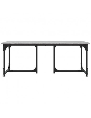 Tavolino da Salotto Grigio Sonoma 90x50x35 cm Legno Multistrato