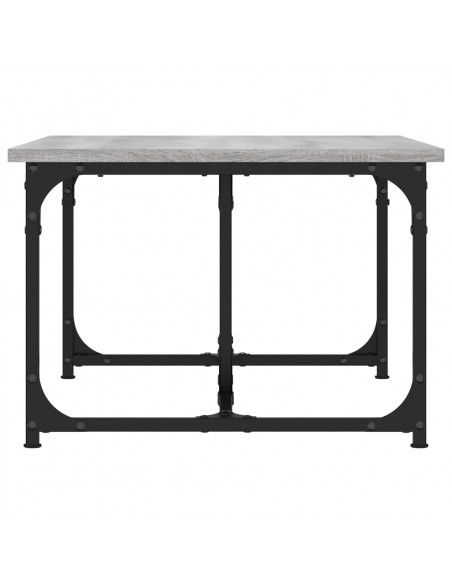 Tavolino da Salotto Grigio Sonoma 90x50x35 cm Legno Multistrato