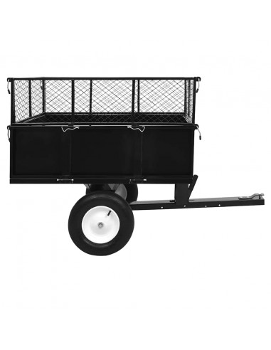 Rimorchio Ribaltabile per Tosaerba Capacità 300 kg