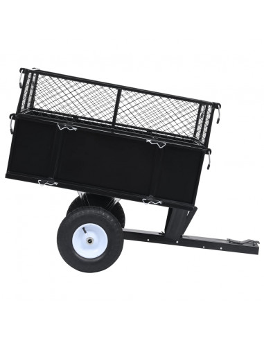 Rimorchio Ribaltabile per Tosaerba Carico 150 kg