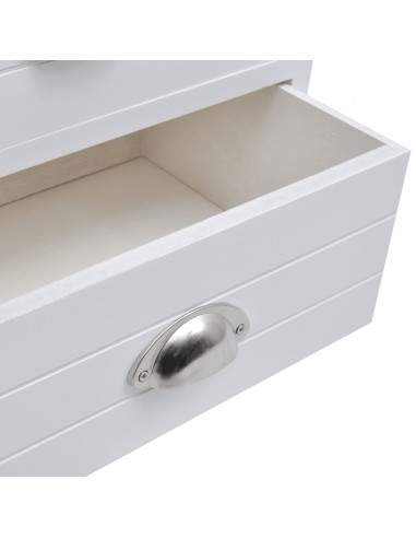 Comodini In Stile Francese 2 Pezzi Bianco