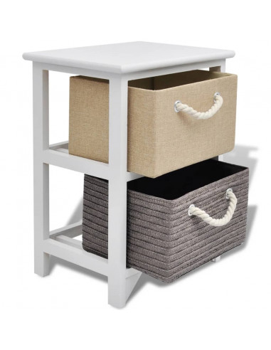 Comodini 2 pz in Legno