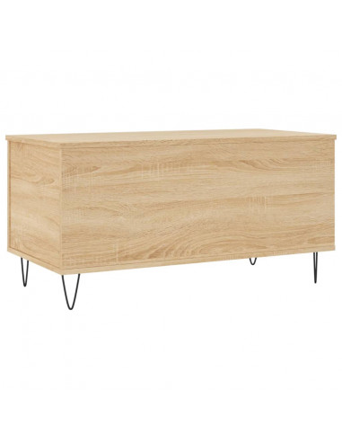 Tavolino Salotto Rovere Sonoma 90x44,5x45 cm Legno Multistrato