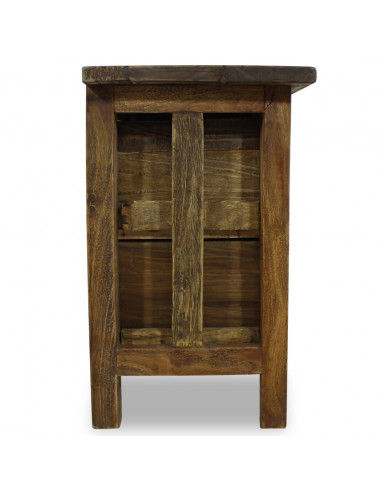 Comodino in Legno Massello di Recupero 40x30x51 cm