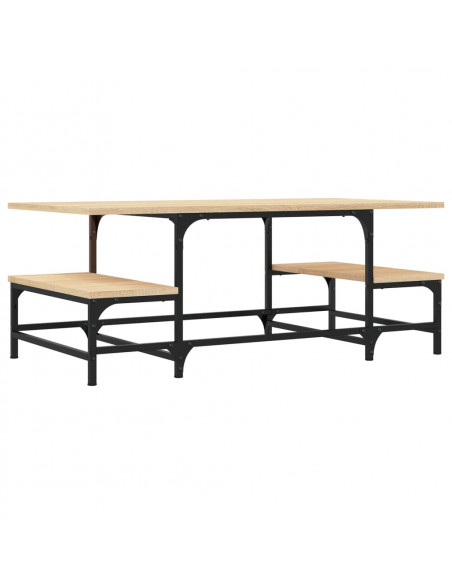 Tavolino Salotto Rovere Sonoma 100x50,5x40 cm Legno Multistrato