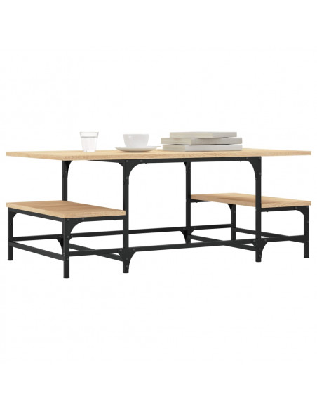 Tavolino Salotto Rovere Sonoma 100x50,5x40 cm Legno Multistrato