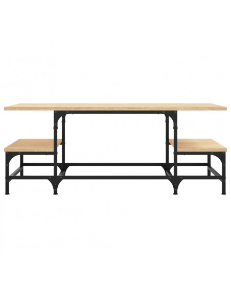 Tavolino Salotto Rovere Sonoma 100x50,5x40 cm Legno Multistrato