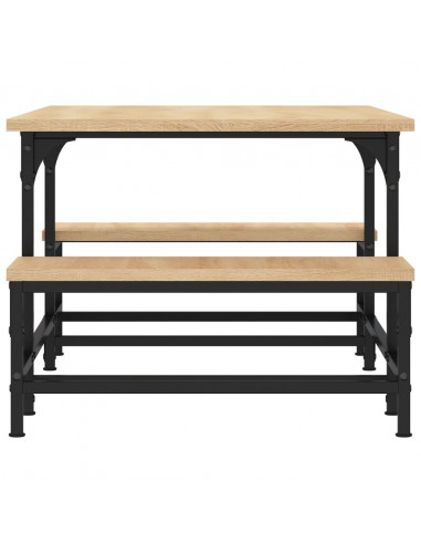 Tavolino Salotto Rovere Sonoma 100x50,5x40 cm Legno Multistrato