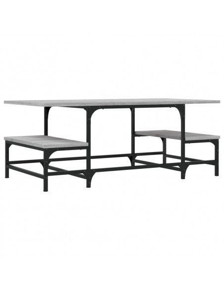 Tavolino Salotto Grigio Sonoma 100x50,5x40 cm Legno Multistrato
