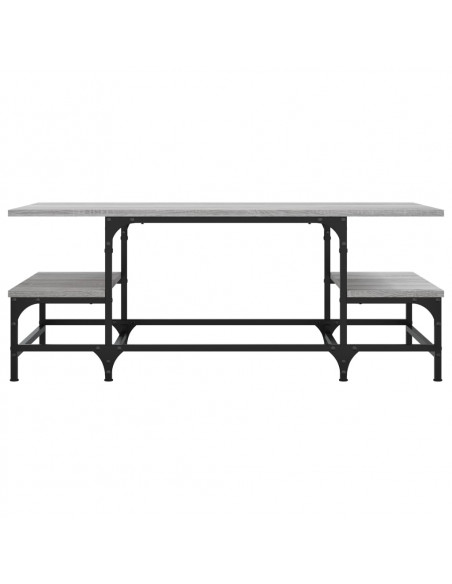 Tavolino Salotto Grigio Sonoma 100x50,5x40 cm Legno Multistrato