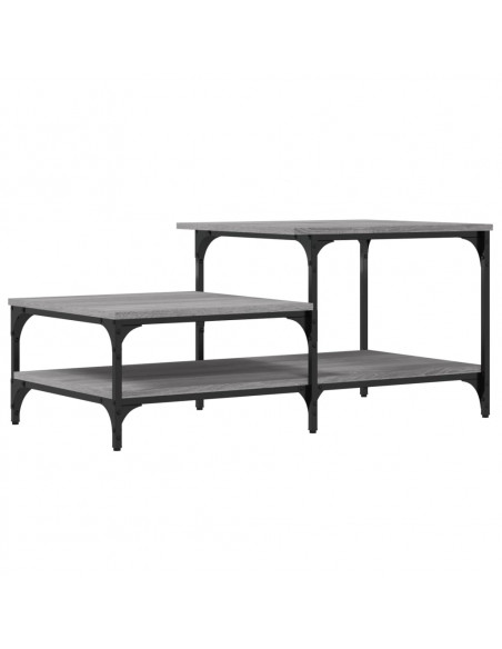Tavolino Salotto Grigio Sonoma 100x50,5x45cm Legno Multistrato
