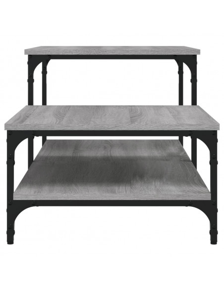 Tavolino Salotto Grigio Sonoma 100x50,5x45cm Legno Multistrato