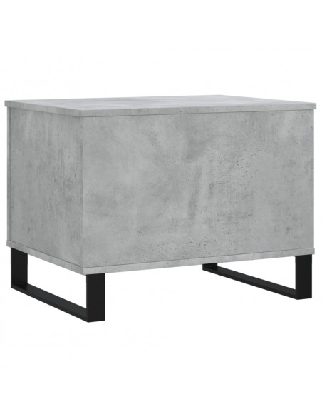 Tavolino Salotto Grigio Cemento 60x44,5x45 cm Legno Multistrato