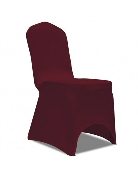 Set Coprisedie Elastiche 4 pz Rosso Bordò