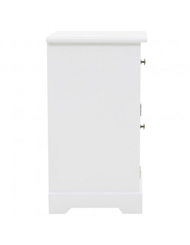 Comodino in MDF e Legno di Pino 35x32x59 cm