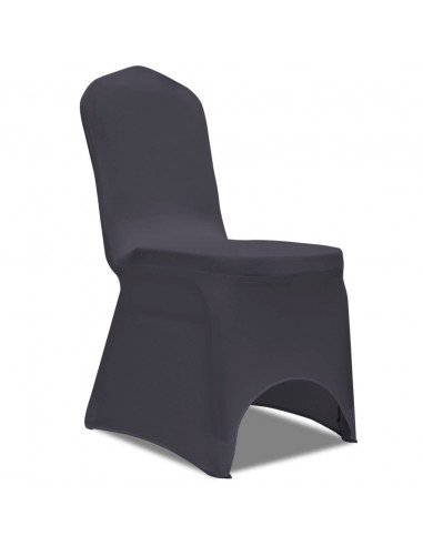 Fodera Elastica per Sedie 6 pz. Antracite