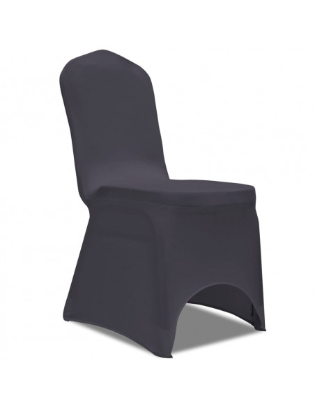 Fodera Elastica per Sedie 6 pz. Antracite