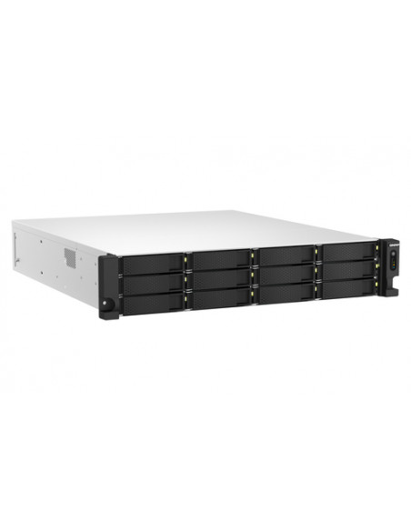 QNAP TS-H1887XU-RP NAS Armadio (2U) Intel Xeon E E-2336 32 GB DDR4 0 TB QuTS hero Nero, Bianco