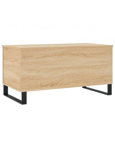Tavolino Salotto Rovere Sonoma 90x44,5x45 cm Legno Multistrato