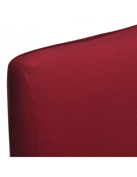 Fodera Elastica per Sedie 4 pz Bordò