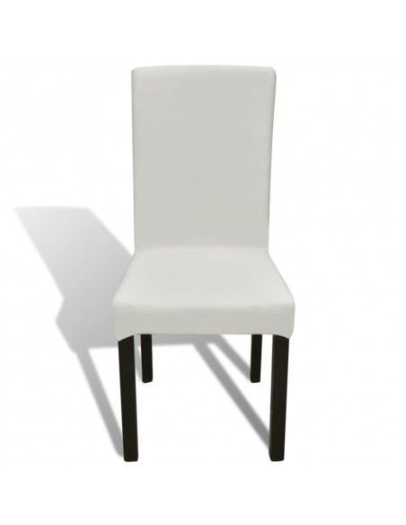 Fodere Elastiche per Sedie 4 pz Crema