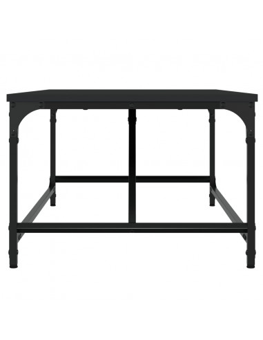 Tavolino da Salotto Nero 100x50x35cm Legno Multistrato