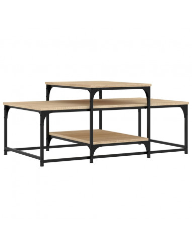 Tavolino da Salotto Rovere Sonoma 102x60x45cm Legno Multistrato