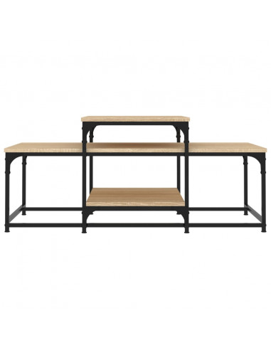 Tavolino da Salotto Rovere Sonoma 102x60x45cm Legno Multistrato