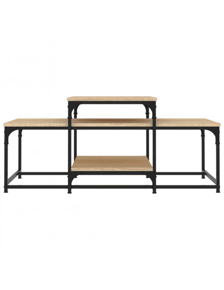 Tavolino da Salotto Rovere Sonoma 102x60x45cm Legno Multistrato