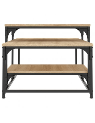 Tavolino da Salotto Rovere Sonoma 102x60x45cm Legno Multistrato