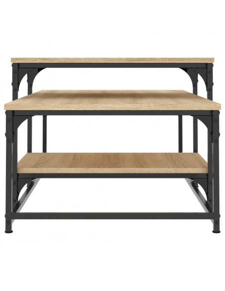 Tavolino da Salotto Rovere Sonoma 102x60x45cm Legno Multistrato