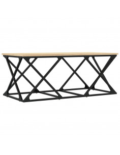 Tavolino da Salotto Rovere Sonoma 100x49x40cm Legno Multistrato 2