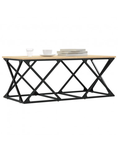 Tavolino da Salotto Rovere Sonoma 100x49x40cm Legno Multistrato